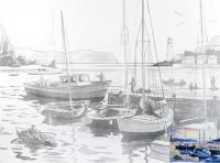 Холсты с эскизом