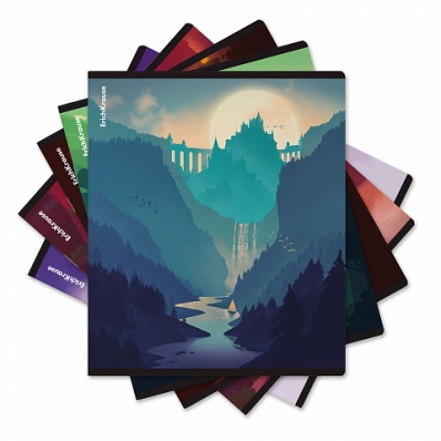 Тетрадь 96л кл. "Silhouette Landscapes"   ЕК 60581