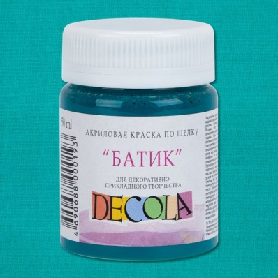 Акрил шелк (батик) Dekola изумрудная 50мл