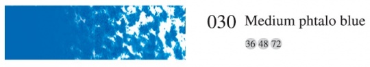 Пастель мягкая профес. квадратная №030 Средний фталевый синий