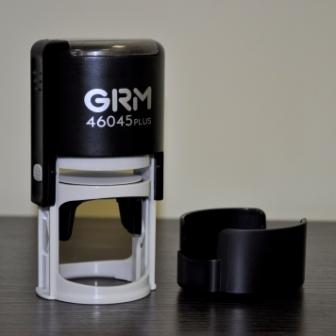 Оснастка д/печати в боксе с микротекст. подушкой GRM R45 плюс