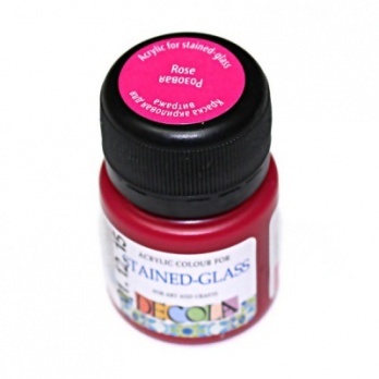 Акрил для витража Decola 20мл Розовая