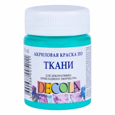 Акрил по ткани Decola Мятная  50мл 4128735