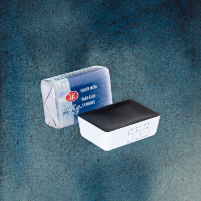 Акварель в кювете Синяя мгла  ЗХК  №555