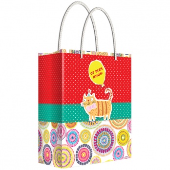 Пакет бум./ламин. 18*22,7*10см "От всей души" Русский дизайн 35773