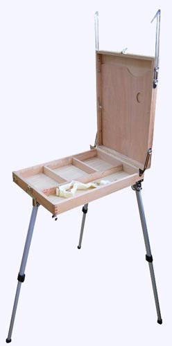 Этюдный ящик "Pinax" на алюм. треноге FE-L3, бук