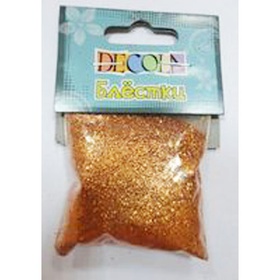 Блёстки декоративные Декола , античное золото, 0.3мм