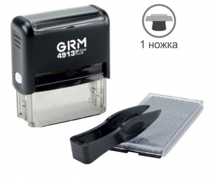 Штамп самонаборный 6 стр. с одной кассой GRM4913 plus, 59*23 мм