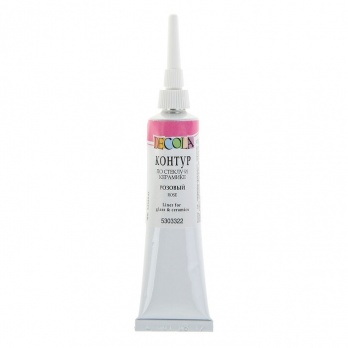 Контур по стеклу и керамике Decola Розовый 18мл.