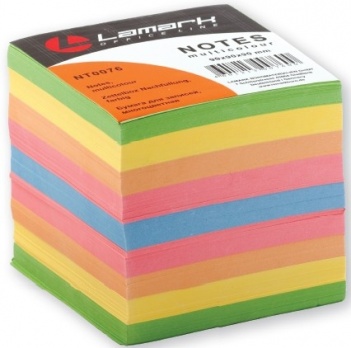 Блок д/записей 9*90*90 цветной "Lamark"  NT0076