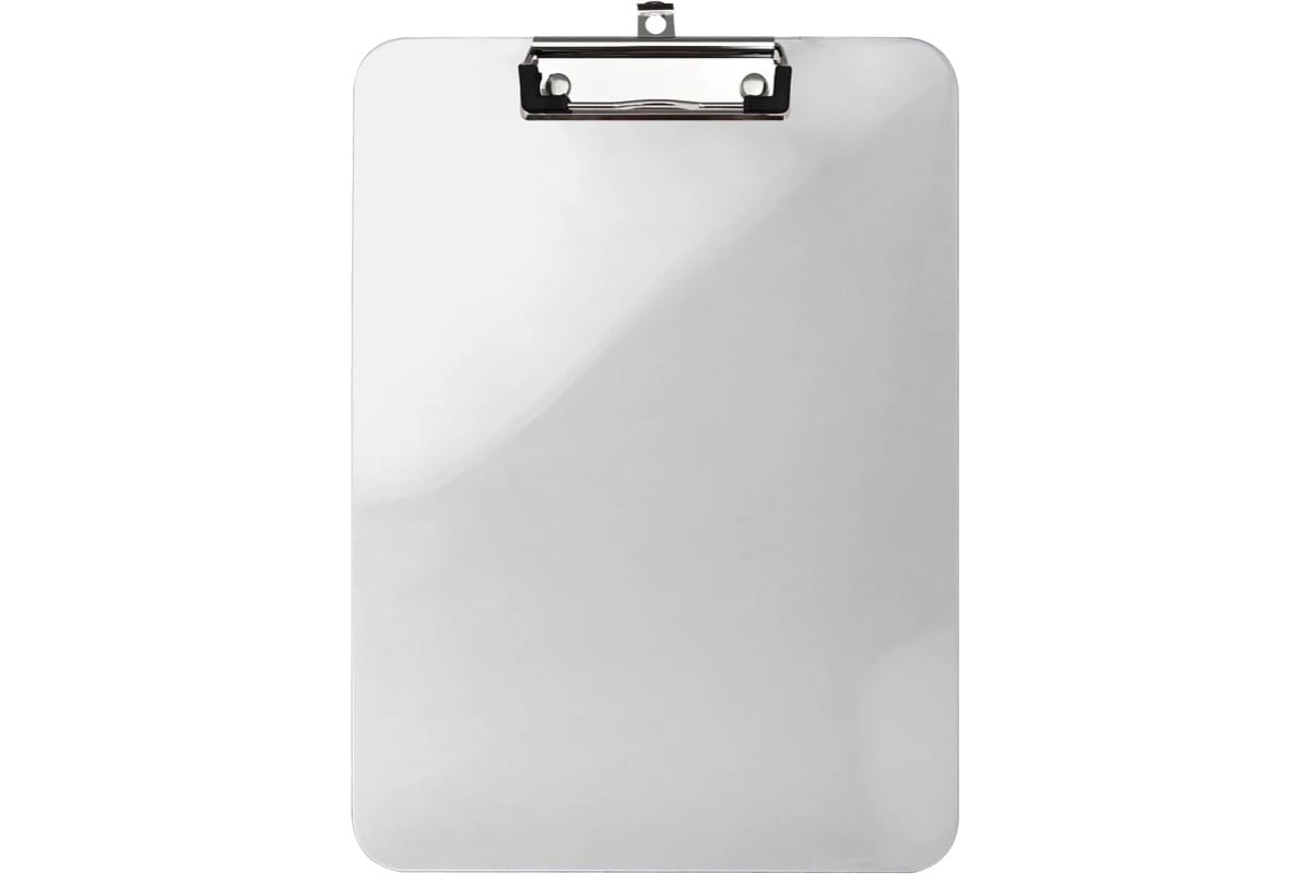 Планшет c  прижимом, пластик, прозрачный "Lamark" PS  СВ0444-TR