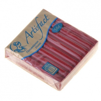 Пластика 56 гр. "Артефакт" вишневый