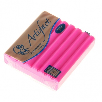 Пластика 56 гр. "Артефакт" флуоресцентный маджента