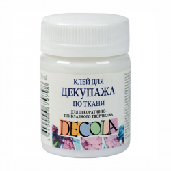 Клей для декупажа по ткани Декола, 50 мл