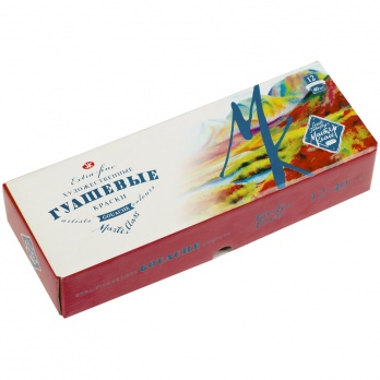 Набор гуаши "Мастер-Класс" 12 цв. по 40мл  1741010