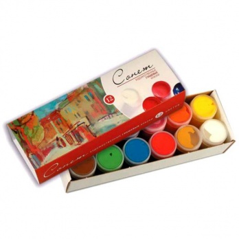 Набор гуаши "Сонет" 12*40мл,  (3641064)