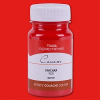 Гуашь худ. 100 мл Красная  Сонет ЗХК 331