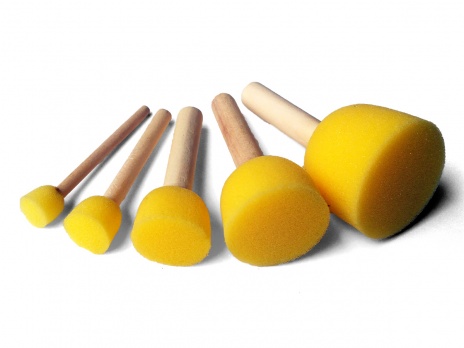 Кисть-губка круглая "Малевичъ", 20 мм