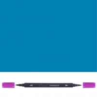 Аквамаркер Сонет, двусторонний, темно-голубой