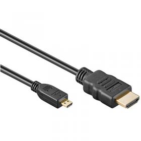 Кабель EXEGATE HDMI to microHDMI (19M -19M) 1.8м, ver1.4, позолоченные контакты