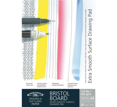 Альбом из плотного картона BRISTOL, 250  гр/м2 , A5, 20 листов