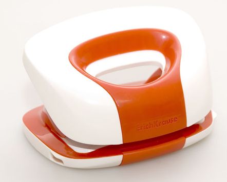 Дырокол на 15л. "R20" красный  ЕК 30791