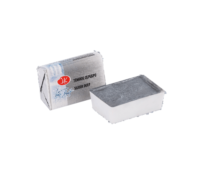 Акварель в кювете Темное серебро  ЗХК 962