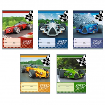 Тетрадь 24л. лин. "Победители гонок"  ТЛ246365