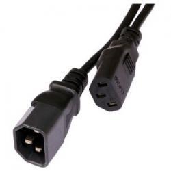Кабель Atcom питания Power Supply Cable PC-monitor 1,8meters 0.75mm IEC C13-C14 (УДЛИНИТЕЛЬ)