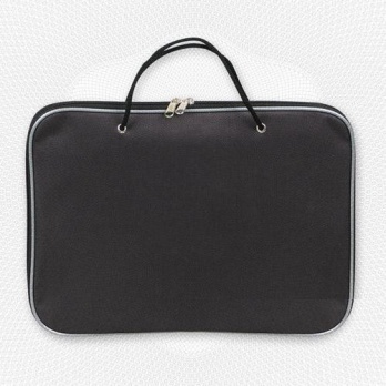 Папка-планшет А3 с ручками на молнии, черная "Lamark" DC0020-BK