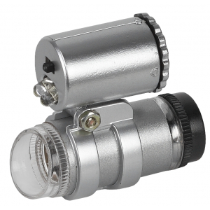 Фонарь M45  ЭРА с микроскопом 45x, 2xLED, бл