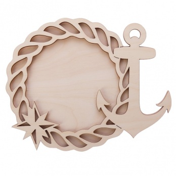 Фоторамка с якорем 20см