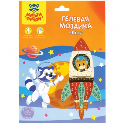 Мозайка гелевая Мульти-Пульти "Кот"   GM-37202