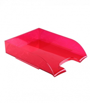 Лоток гориз. "FROST" тониров. темно-красный Вишня ЛТ484