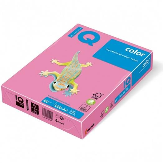 Бумага "IQ color" А4, 80г/м2, 500л. (розовая) PI25