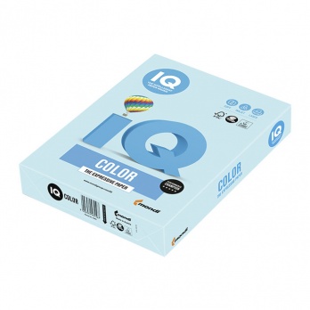 Бумага "IQ color" А4, 80г/м2, 500л. (голубая)  МВ30