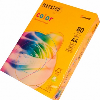 Бумага "M/ Color" А4, 80г/м2, 500л. (оранжевая неон) NEON