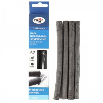 Уголь натуральный "Московская политра" 4шт. (8-10 мм/140мм)