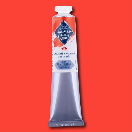 Темпера ПВА Кадмий красный светлый МК (302) 46мл