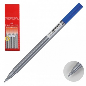 Ручка капил. 0,4мм синяя "Grip Finepen" 3-х гр. FC 151651