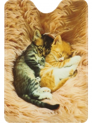 Обложка-карман для карт и пропусков ПВХ, ассорти