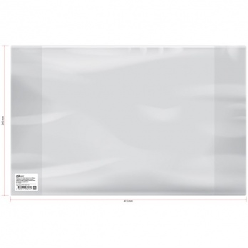 Обложка д/тетр. н-р (10шт.) 21,2*34,7мм 50мкм ПП  ЕК 44510