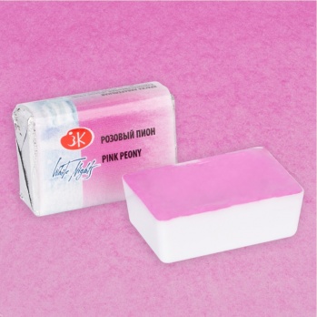 Акварель в кювете Розовый пион  ЗХК 366