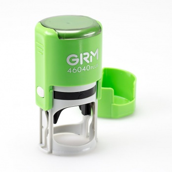 Оснастка д/печати в боксе корп. зеленый GRM  R40 plus
