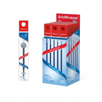 Стержень гел. д/автом. ручек синий 0,5мм, 109мм "R-301" ЕК 46975