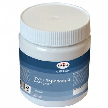 Грунт акриловый Гамма "Студия" белый, 500мл