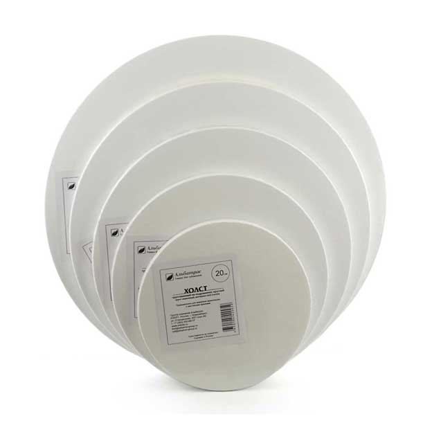 Холст на подрамн. круглый Альбатрос. d-35 см, хлопок 380г