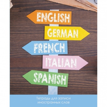 Тетрадь-словарик 48л. д/записи иностр. слов "Без границ" ТИС 54834