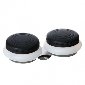 Масленка пластиковая двойная, d 5см