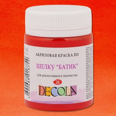 Акрил шелк (батик) Decola гераниевая 50мл (373)
